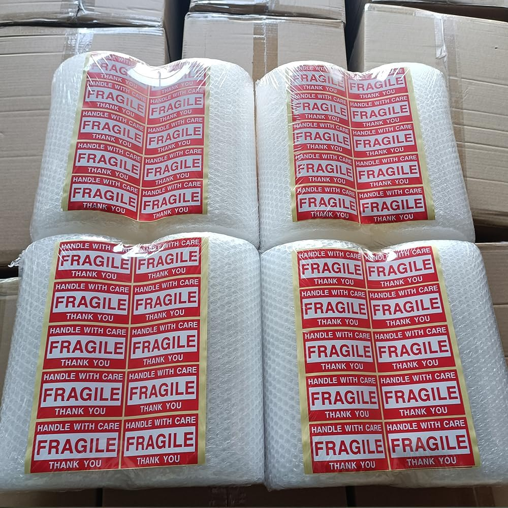 Bubble Cushioning Wrap Roll 12In X 36Ft 2Roll Total 72Ft Bubble Cushion Packing Wrap for Moving & Shipping Heavy Duty Protection for Mailing & Packaging Boxes image number 4