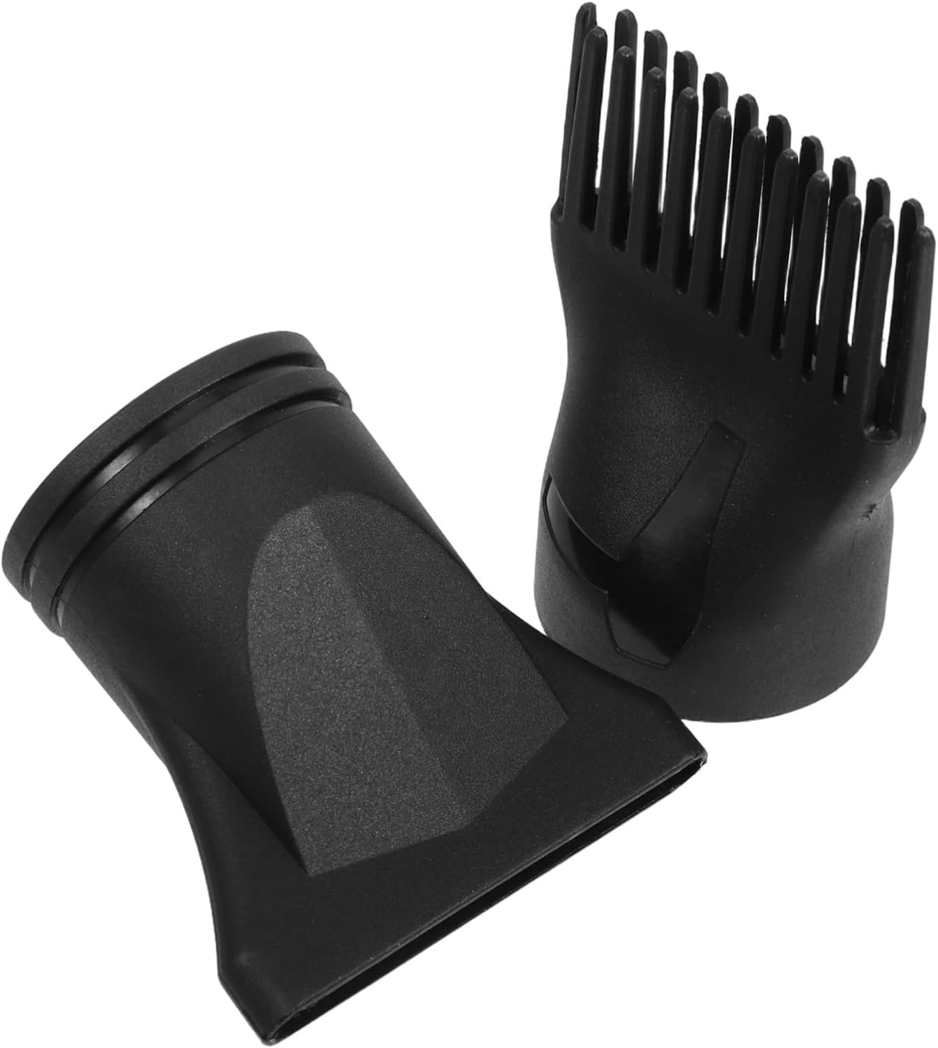 Universal Hair Dryer Diffuser Attachment 2Pcs Compact 7.4X7.3X4.7Cm Plastic Blow Dryer Nozzle Easy to Use Even Heat Distribution for Everyday Hair Care image number 3