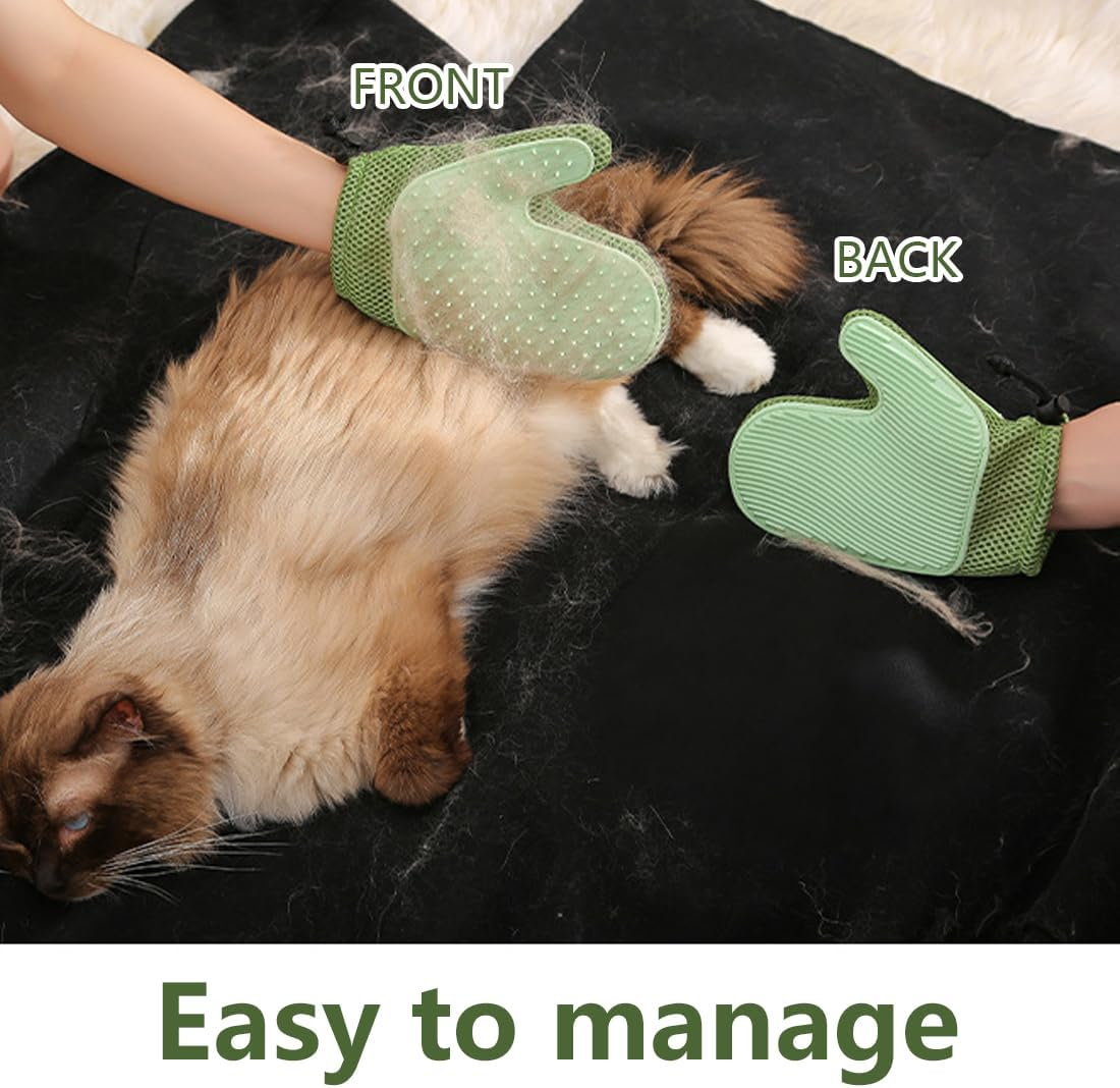 FIMWOLZ Fur Magnetic Glove, Cat Glove, Fur Gloves, Cat Gloves, Grooming Gloves, Cat Hair Remover Glove, Pet Hair Remover Glove for Dogs and Cats image number 2