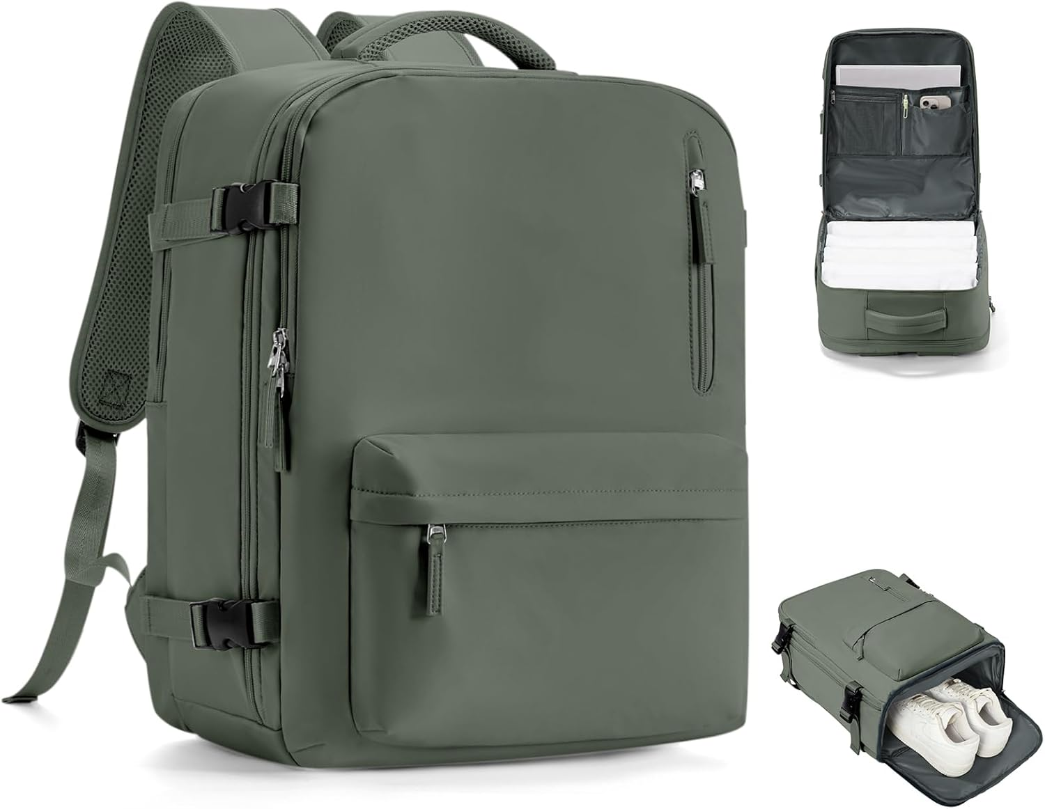 VGCUB Large Travel Work Business Backpack Carry on Flight Approved Laptop Backpack for Women Men Mochila De Viaje