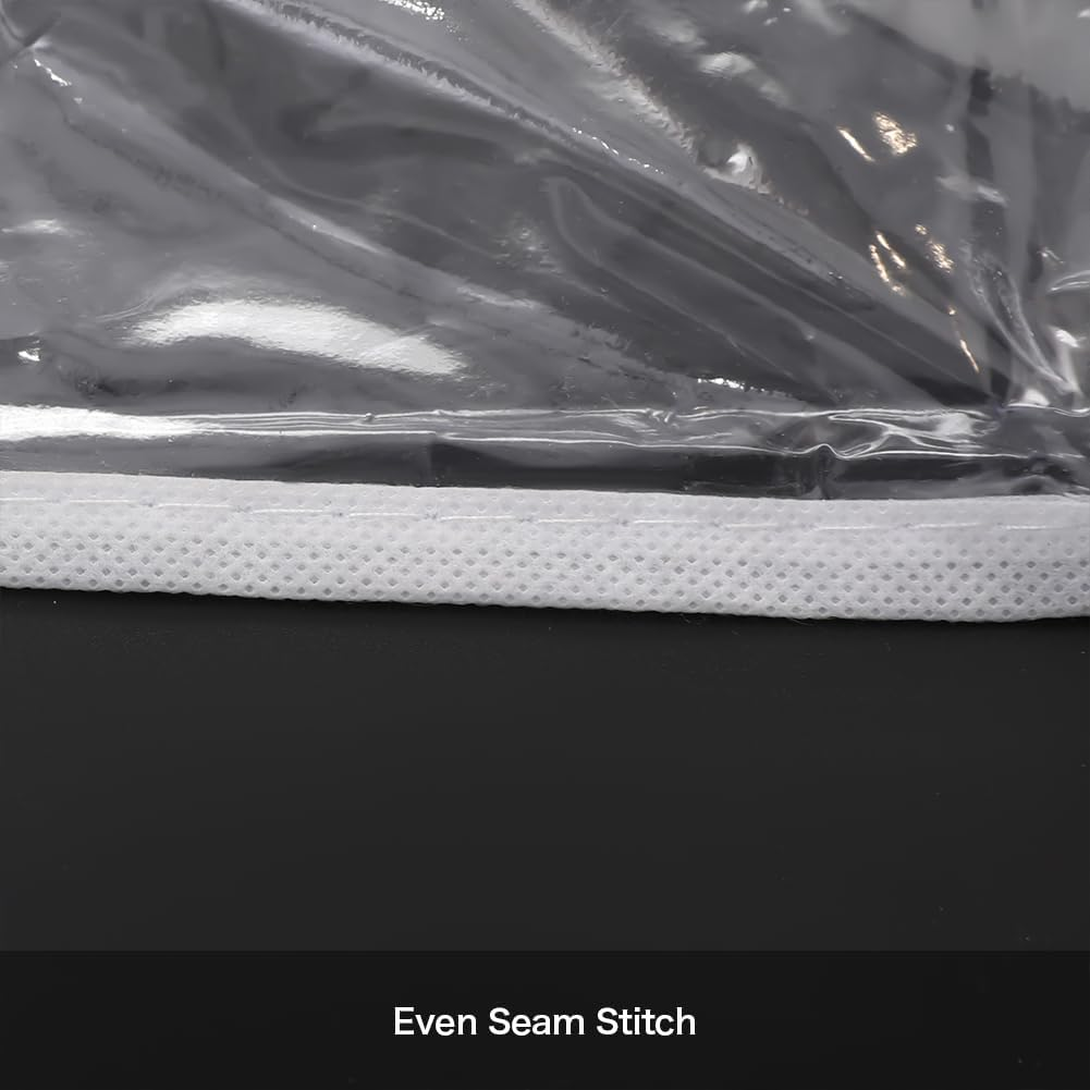 STONECREST Plastic Recliner Chair Cover - Clear Vinyl Waterproof, Pet Scratching Furniture Protector, Heavy Duty Thickness Slipcover for Storage and Moving 39"(99CM) W (1 Pack, Medium)