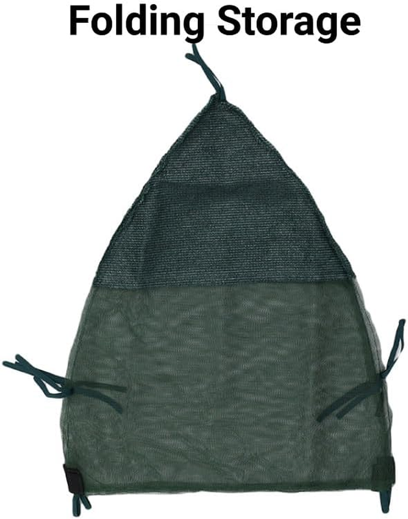 AIMALL Plant Protection Cover PE Material 35.8X37.4In & 39.8X41.3In Insect-Proof Mesh Greenhouse Tent with Zipper for Vegetable Seedlings Garden Use image number 1