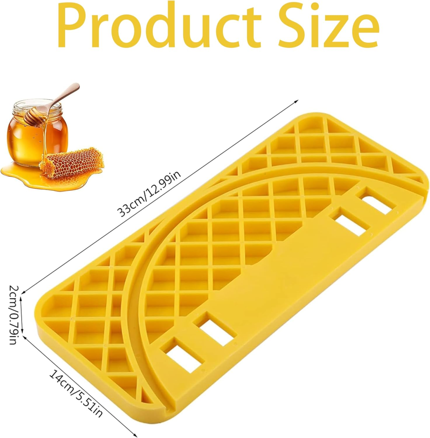 Beekeeping Uncapping Tank Set, Stainless Steel Serrated Knife, Plastic Honey Bucket Scraper, Black and Transparent, Honey Harvesting Equipment image number 6