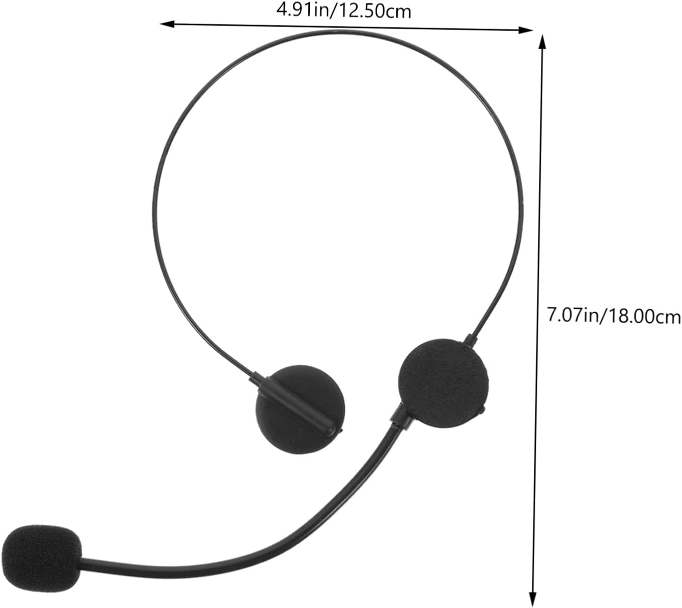 Hohopeti 2Pcs Fake Headphone Props Plastic Singer Headset Cosplay Costume for Child image number 4