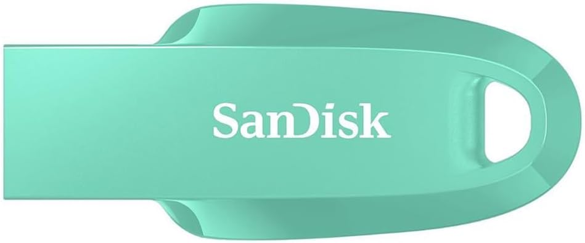 Sandisk Ultra Curve USB 3.2 Gen 1 Flash Drive- CZ550 32GB- USB3.0, Compact Design - Mint Green image number 2