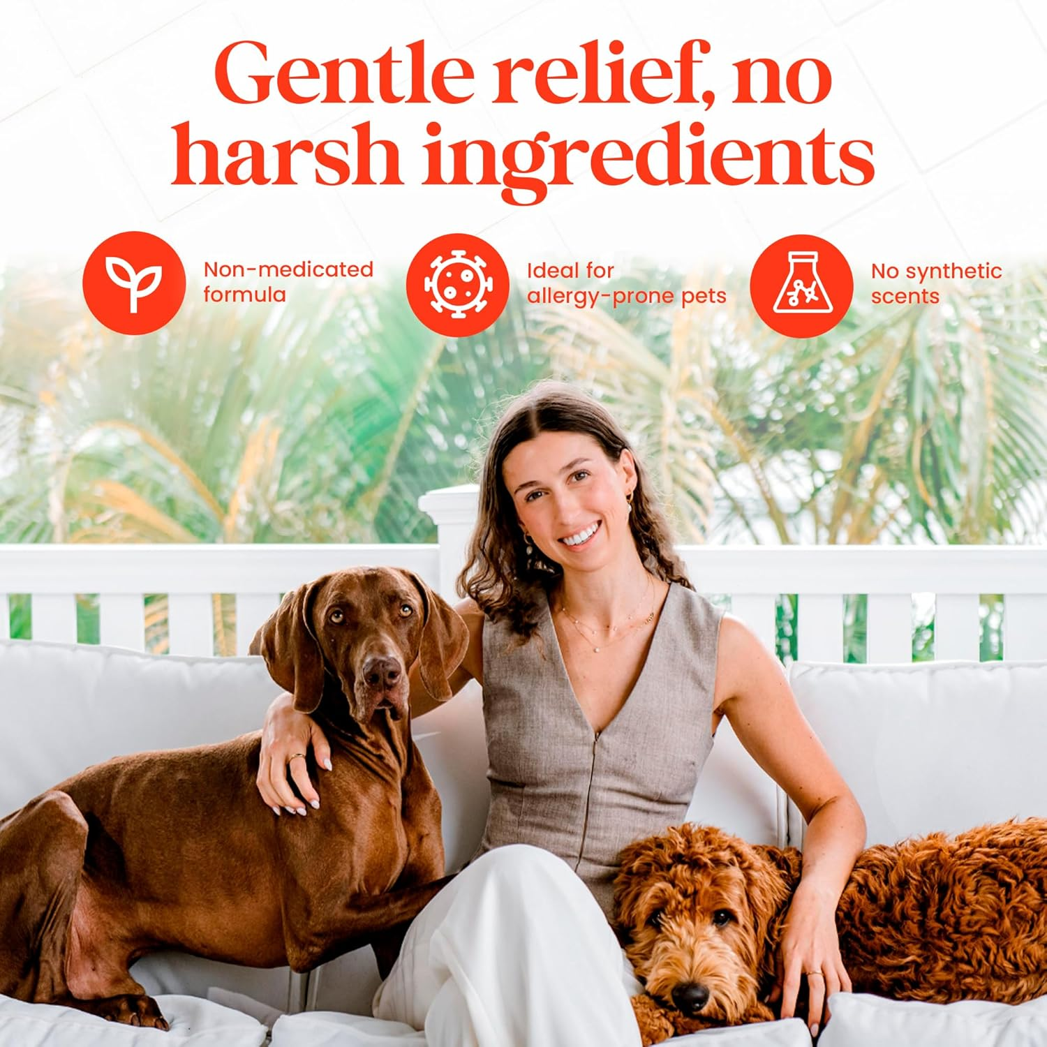 Nourish Pet Co. Hot Spot Gel for Cats and Dogs - Skin Irritation Treatment, Soothing Relief for Dry Itchy Allergy-Prone Skin, Fragrance Free, 50G Bottle image number 1