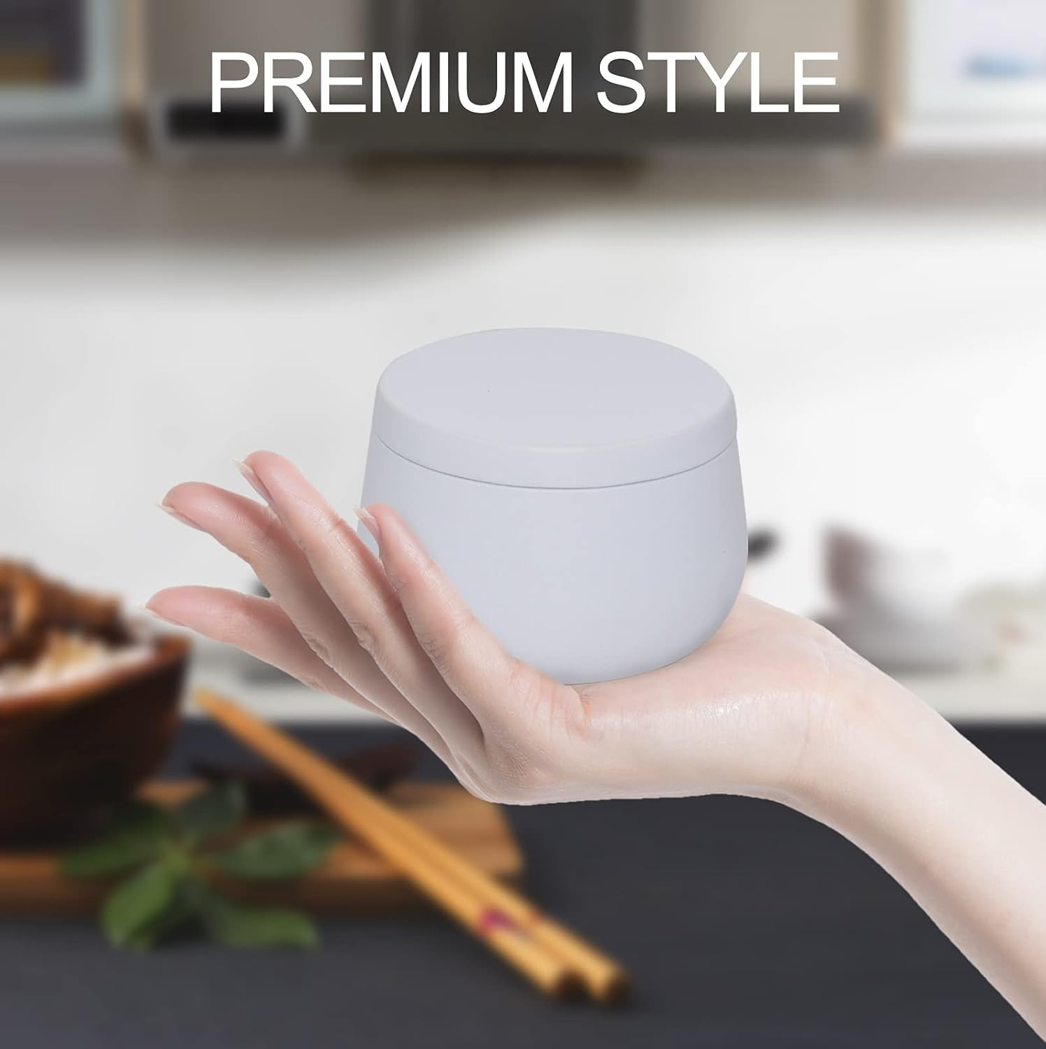 8Oz Candle Tins with Lids,White Candle Jars,Bulk Candle Tins for Making Candles,Candle Making Jars(24Pack, White) image number 2