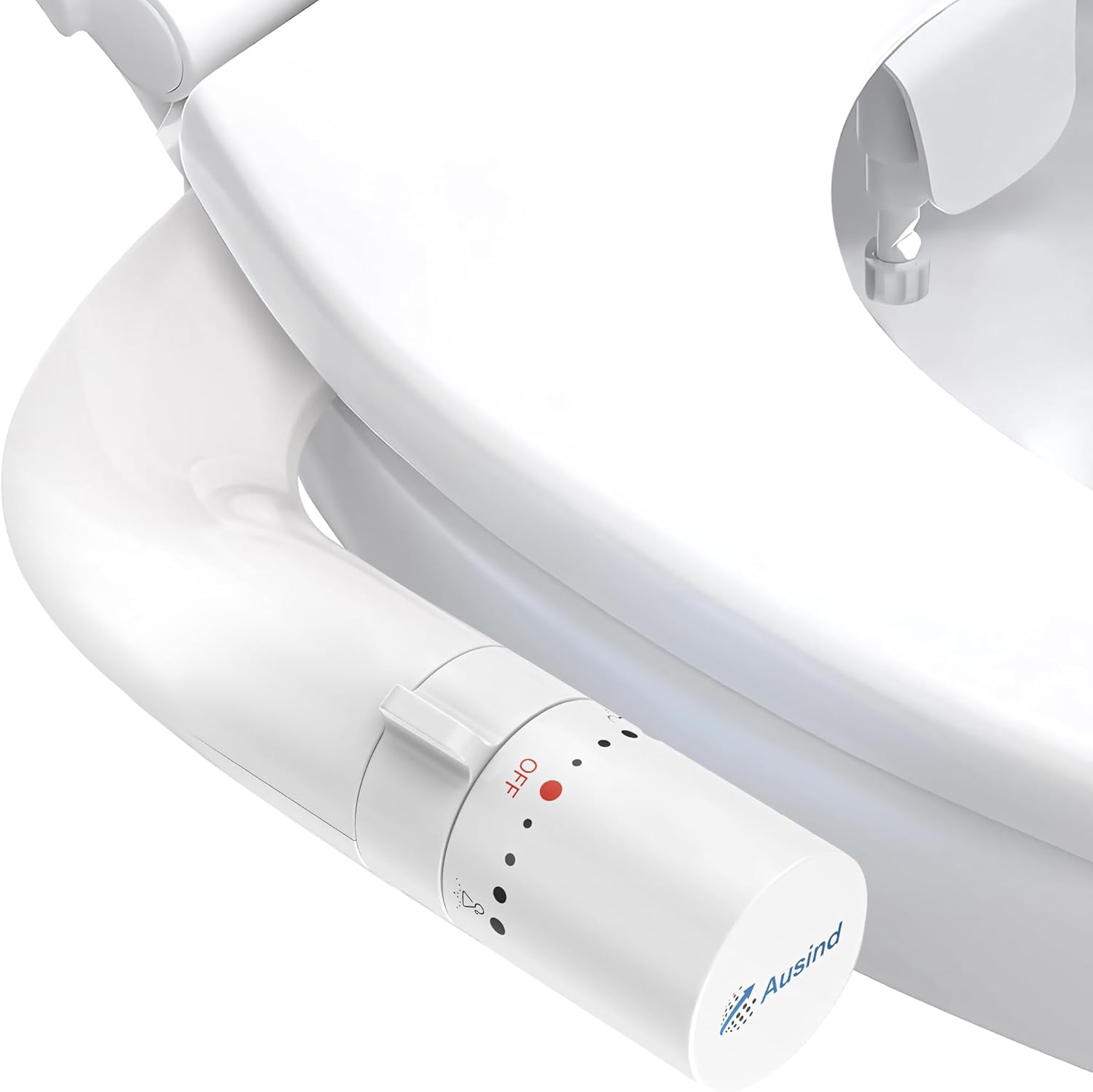 Bidet Toilet Seat - Ultra Slim Non-Electric Bidet Attachment with Dual Nozzle (Frontal & Rear Wash) - Fresh Water Bidet Spray with Pressure Controls & Easy Install - Australian Brand image number 2