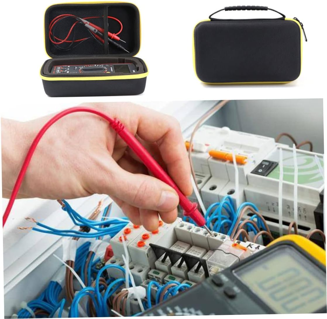 Multimeter Carrying Case Digital Voltmeter Protective Travel Storage Bag Hard Holder Case Multimeter Storage Bag image number 2