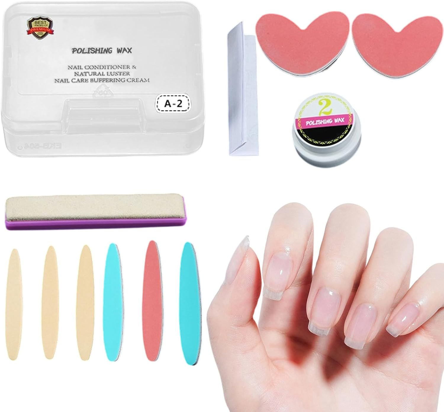 Nail Polishers and Buffers | Nail Care Kit - Manicure Tools Set for Women Girls Enthusiasts Professional Salon Daily Maintenance Home Travel image number 4