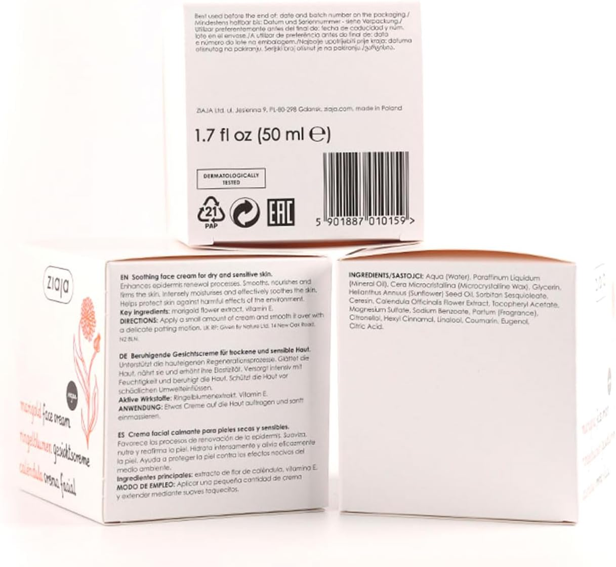 Ziaja Marigold Face Cream image number 1