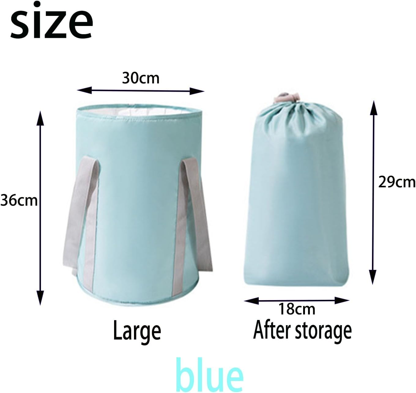 Large Collapsible Foot Bath Tub Portable Foldable Foot Soaking Basin with Handles & Thermal Insulation &ndash; Leakproof Travel Foot Spa Bucket for Home, Camping, Pedicure & Outdoor Use image number 4