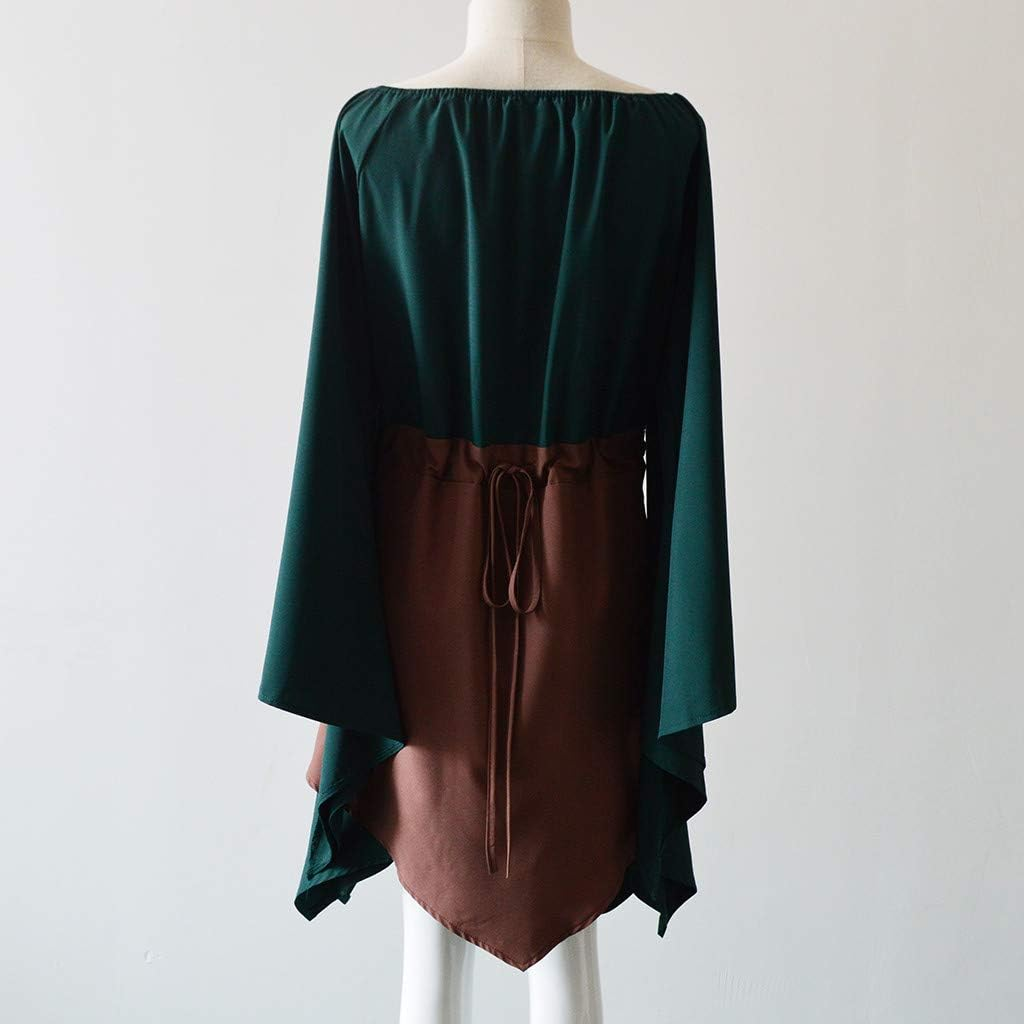 Women'S Medieval Dress Vintage Renaissance Victorian Dress Traditional Viking Costume Halloween Cosplay Costumes image number 4