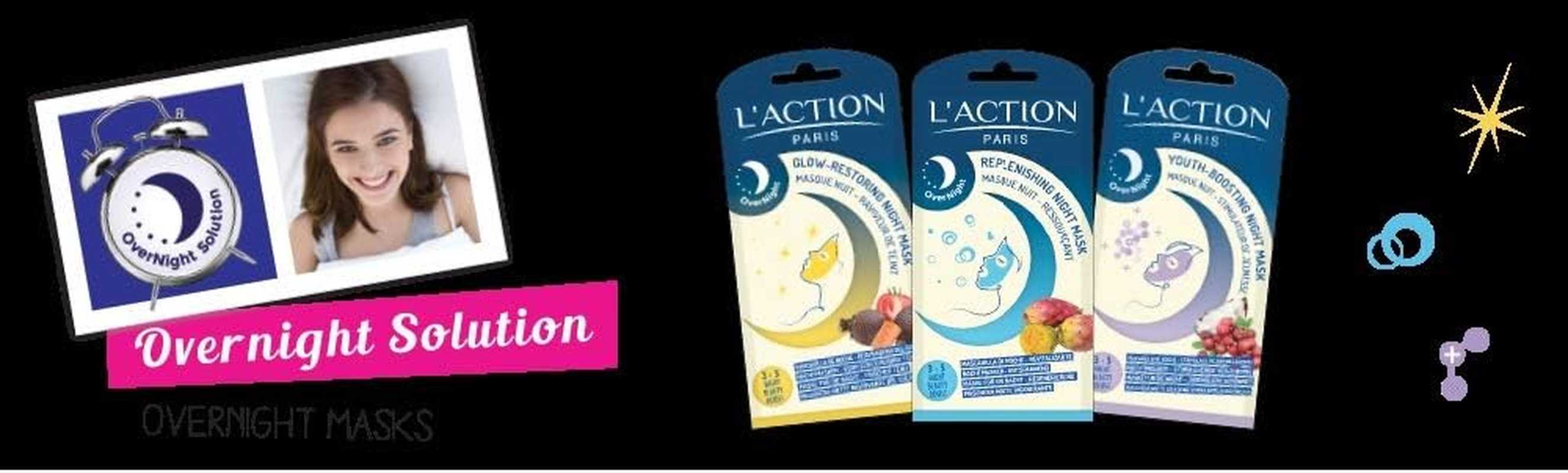 L'Action Paris Moisturising Hair Night Mask - TRIO image number 2