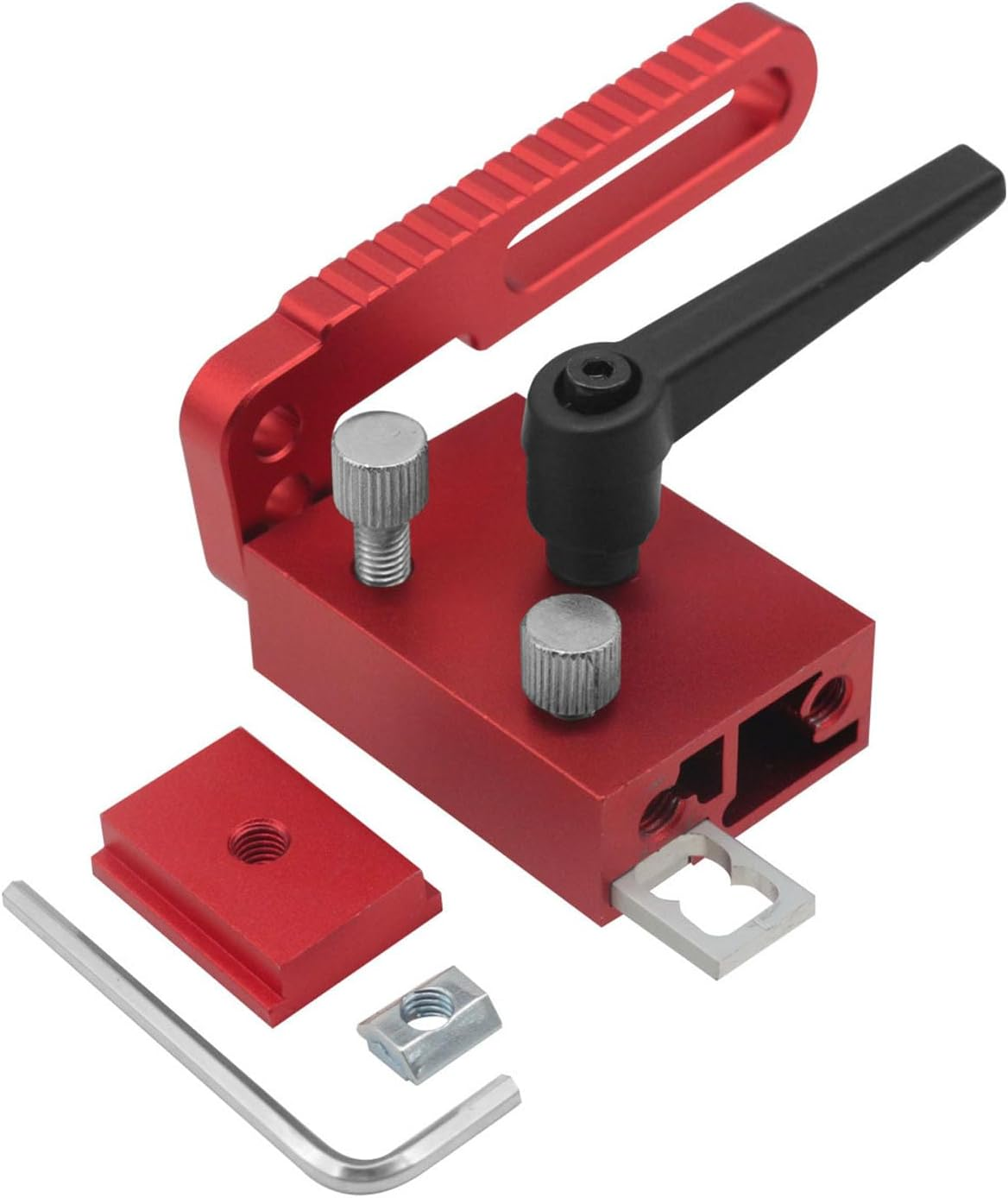 Aluminum Alloy Fence Flip Stop, for Woodworking with T-Track, Type 75, Tool for Various Applications image number 3