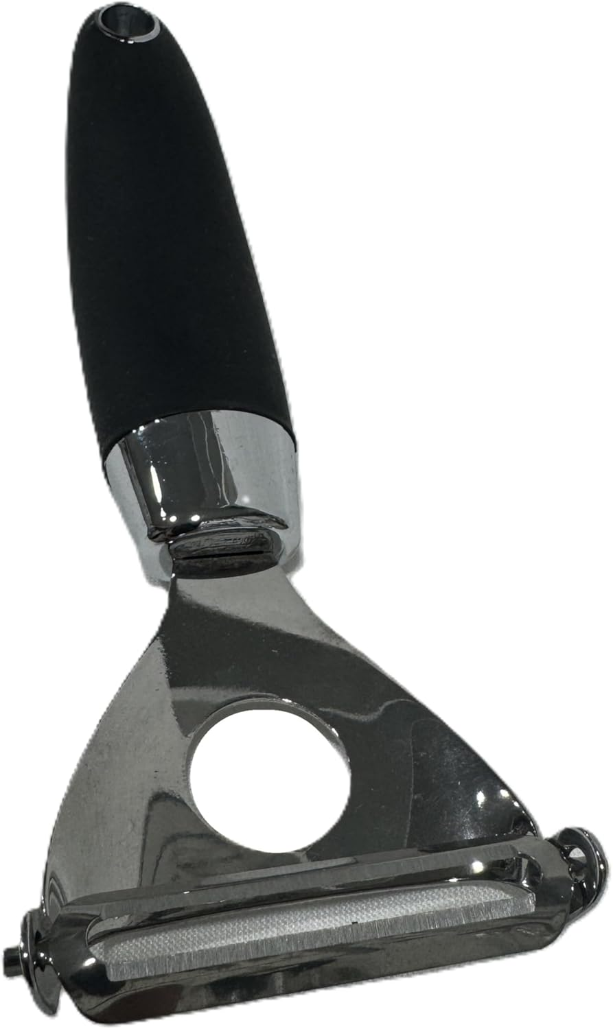 [2PCS] Lylac Homeware Vegetable Peeler, Stainless Steel Blade, Black Polypropylene Handle, 5.5X18.5 Cm