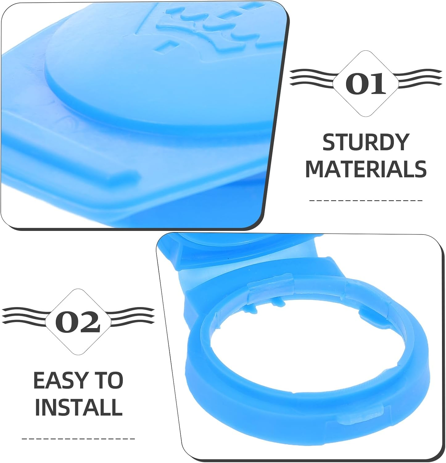 VINTORKY Windshield Washer Fluid Cap Washer Bottle Cover for Easy Installation Compatible with Enhances Sealing Performance to Prevent Leaks image number 1