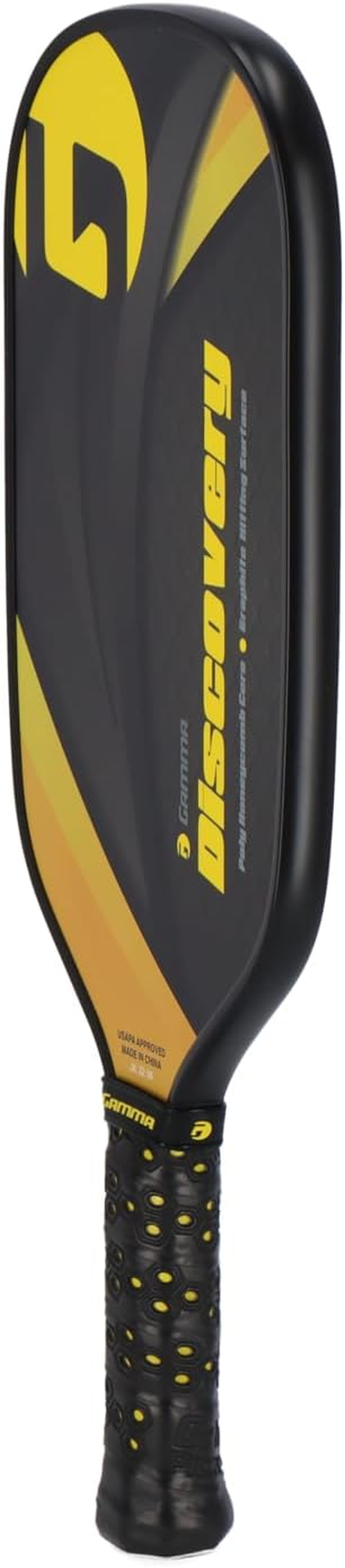 Gamma Sports 2.0 Pickleball Paddles: USAPA Approved, Textured Graphite or Fiberglass Surface, Honeycombed Aramid Core, Durable Flush-Fit Edge Guard, and Firm Honeycomb Grip, Indoor or Outdoor Play - Conqueror image number 2