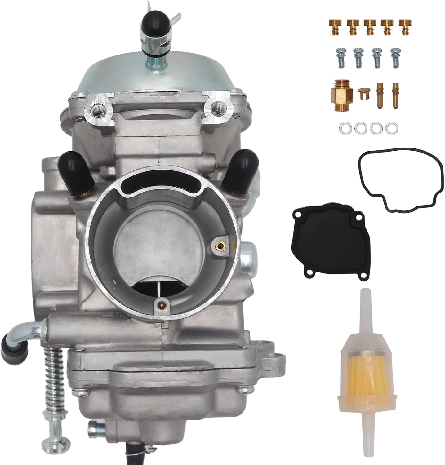 JIK Carburetor Carb for Polaris Magnum 325 330 425 500 Sportsman 300 400 500 600 700 Hawkeye Ranger 500 Trail Boss 325 330 Trail Blazer 330 ATV Quad (Blue) - Red image number 4