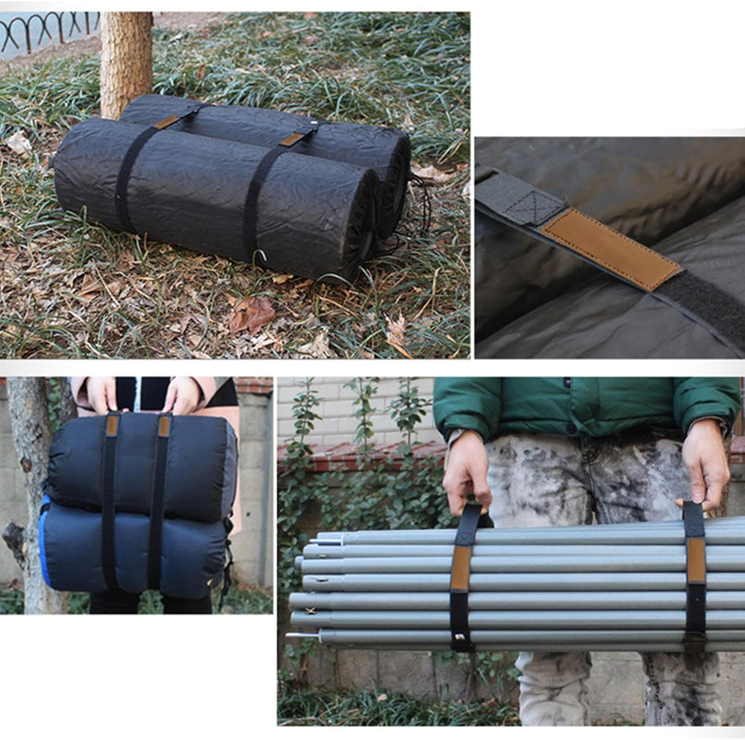 Tie down Buckle Straps, Adhesive Camping Fixing Straps for Organizing | Hiking Equipment for Camping, Mountaineering, Picnic, Exploring Imtrub image number 1