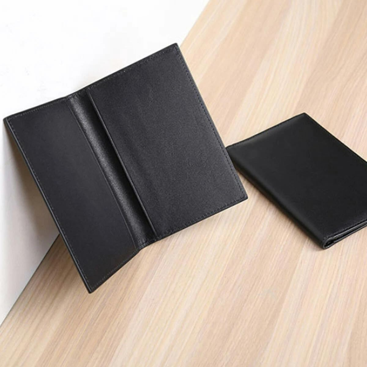 Ariv Hommey Premium Leather Passport Holder - Slim Travel Wallet for Women & Men with ID Card Slots Secure Passport Cover for International Trips