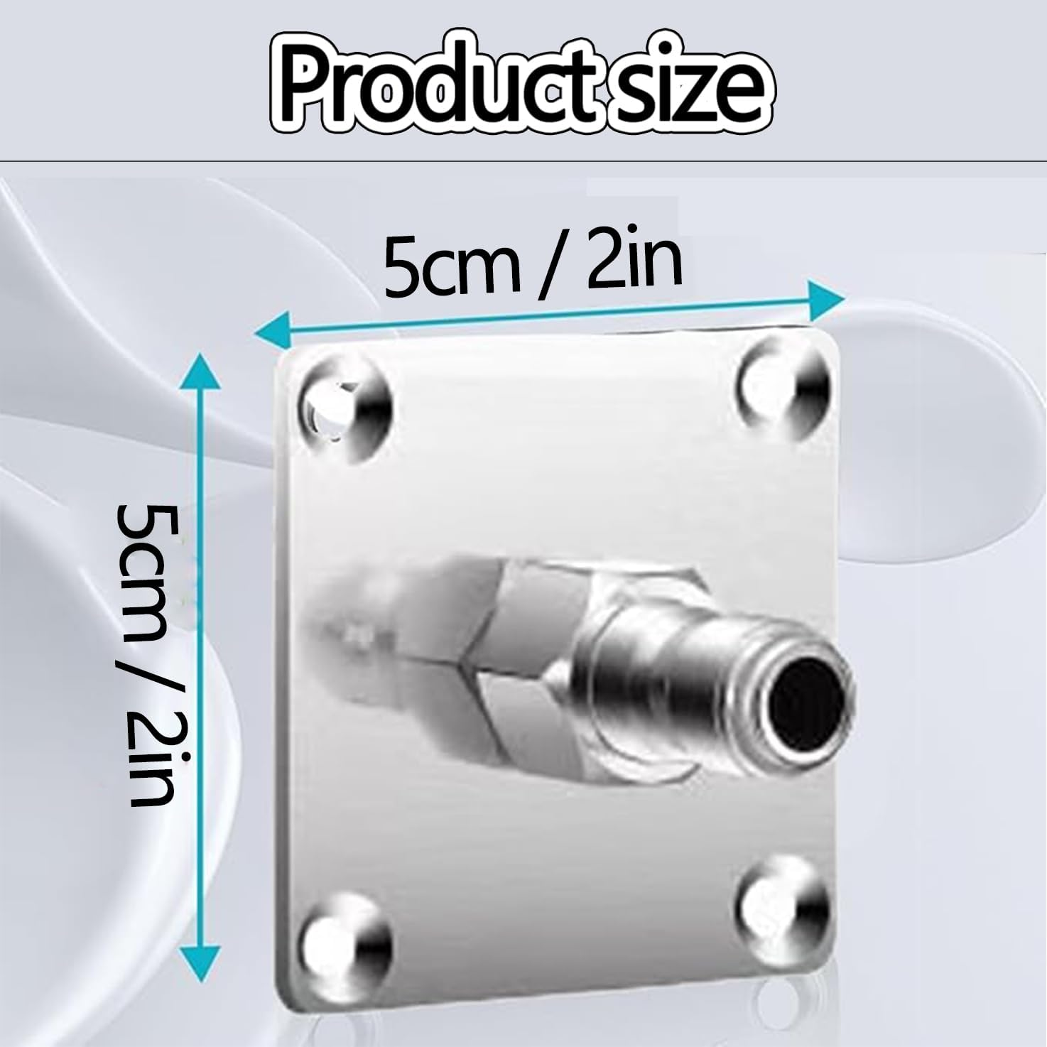 WADY Pressure Washer Foam Cannon Holder, 1/4" Quick Connect Automatic Foam Cannon Mount, Pressure Washer Accessories Storage Rack 2 Pack, Stainless Steel Pressure Washer Nozzle Tip Holder image number 2