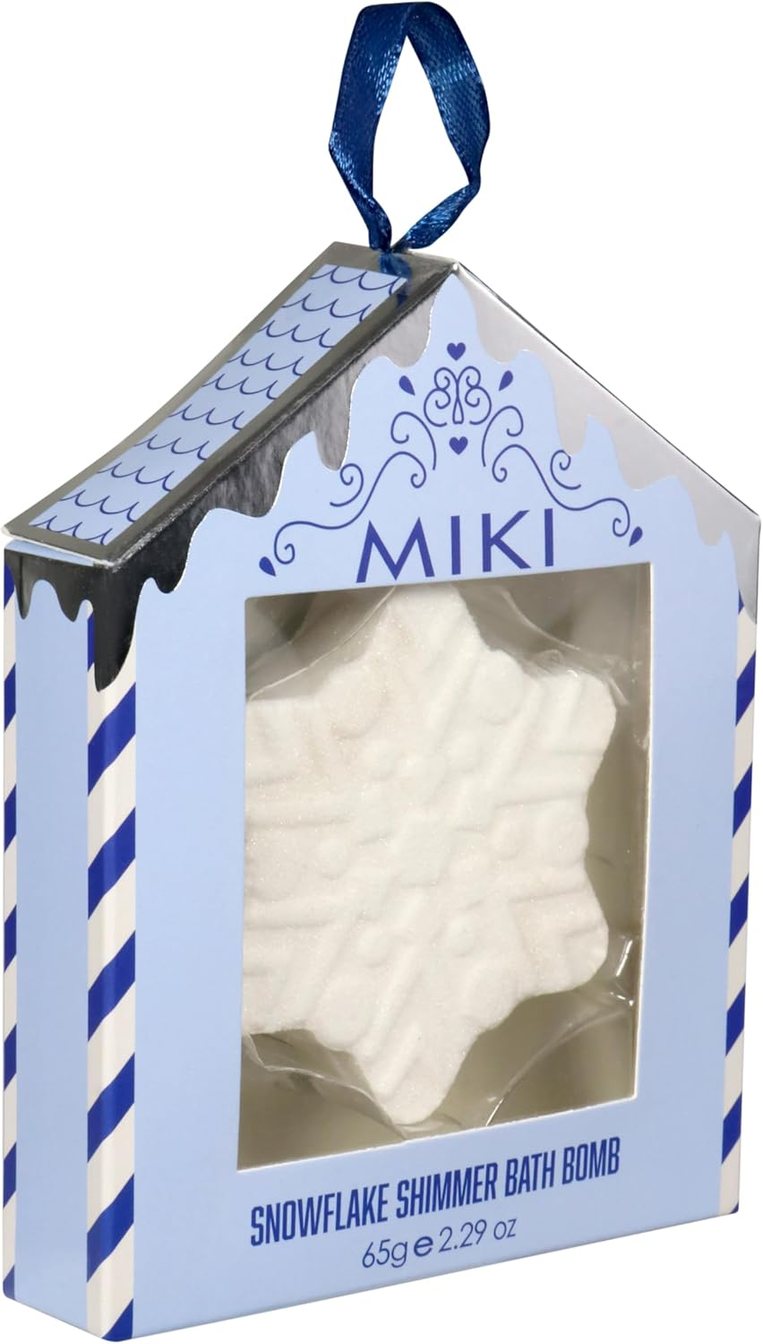 MIKI Snowflake Shimmer Bath Bomb 65 G image number 1