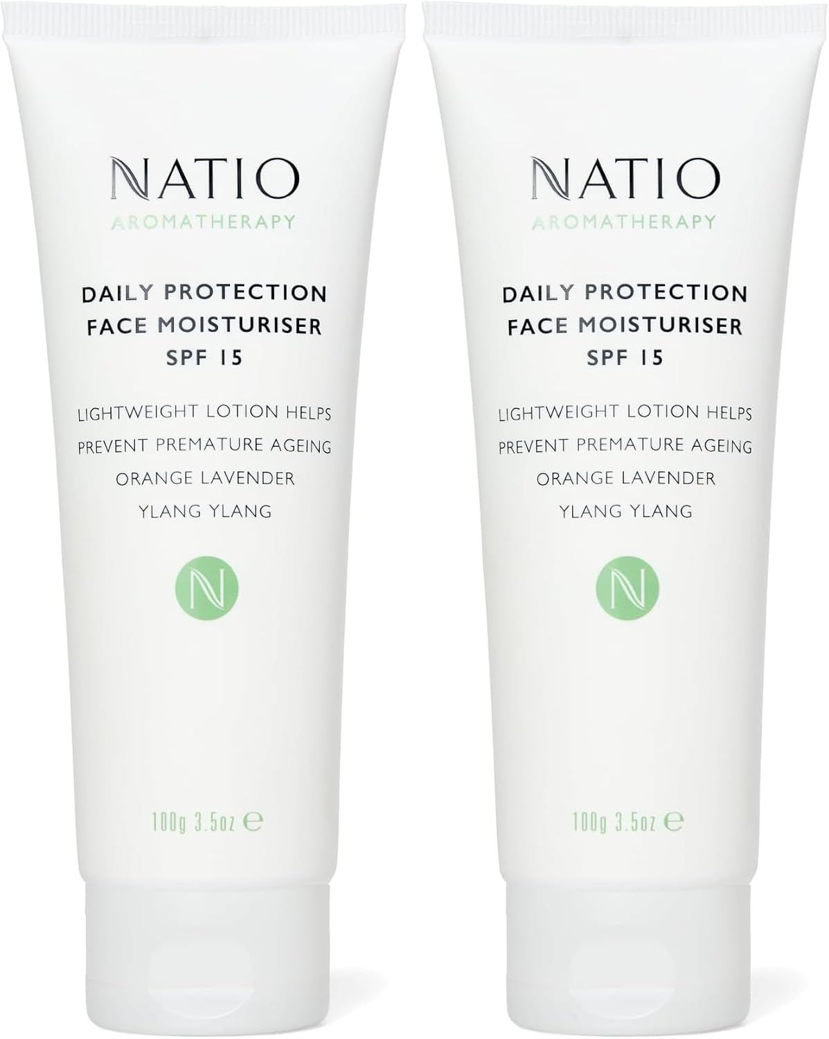 Natio Australia Daily Protection Face Moisturiser SPF 15 100G - Lightweight Daytime Moisturiser with Sunscreen - Hydrating & Fragrance Free - Made in Australia image number 2