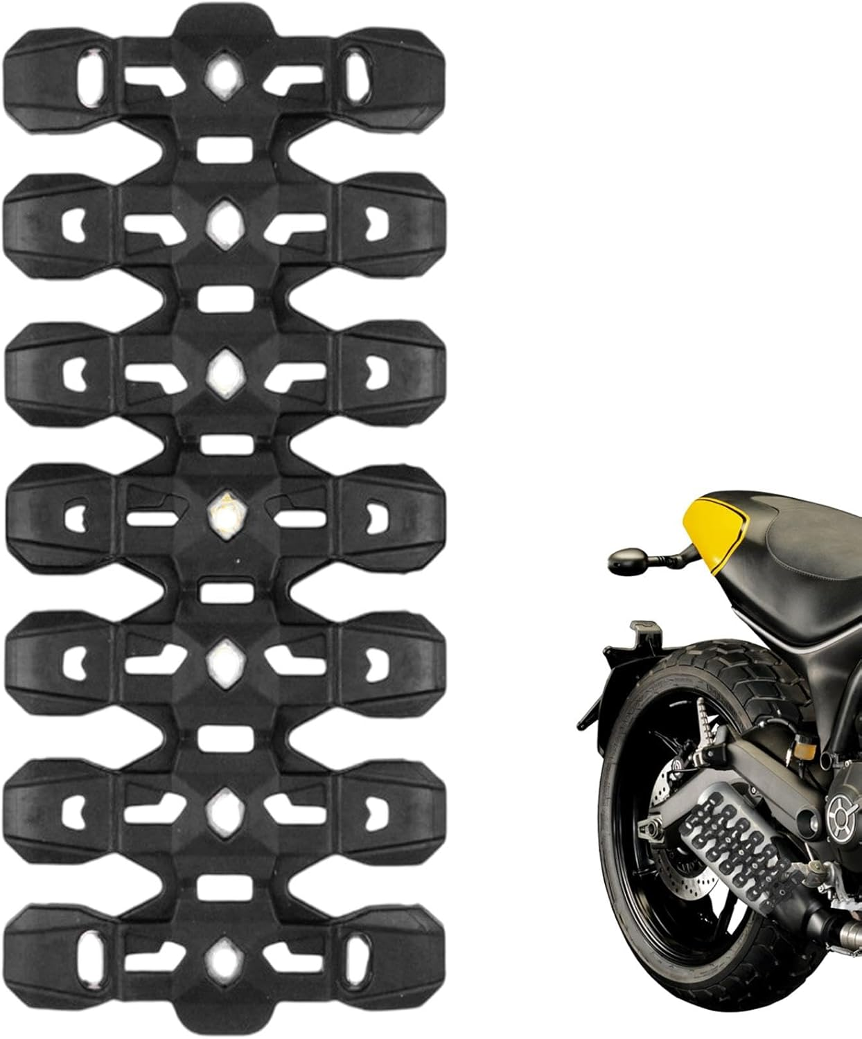 Motorcycle Exhaust Pipe Cover | Exhaust Heat Shield Protector | Lightweight Heat Resistant Exhaust Shield Muffler for off Road, ATV, Exhaust Pipe - Red image number 4