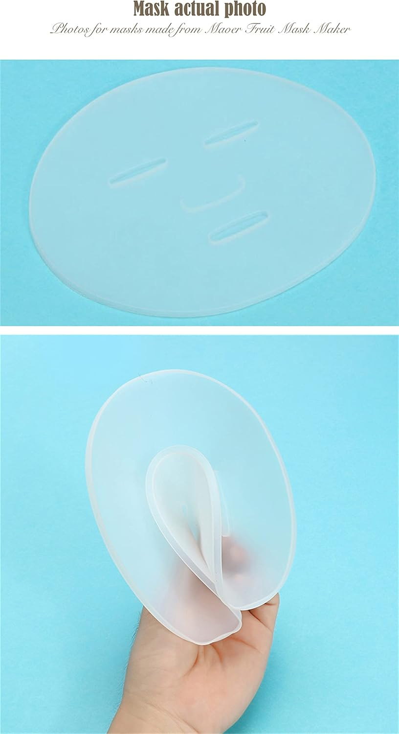 Natural Fruit Vegetable Automatic Face Mask Maker Machine DIY Tool (Pink) image number 2