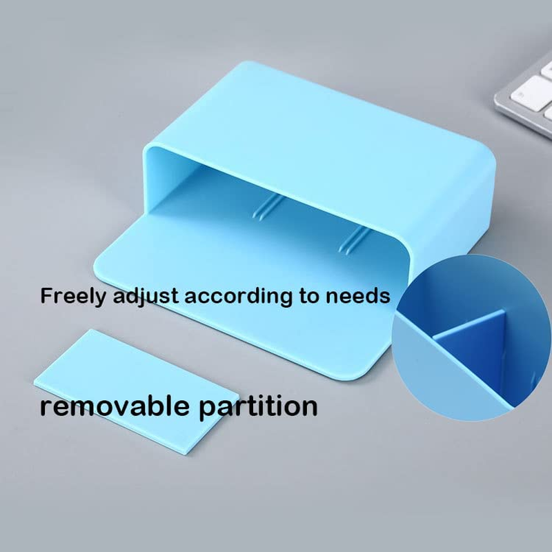 2 Pcs Magnetic Dry Erase Marker Holder, Pen and Eraser Holder for Whiteboard, Magnet Pencil Cup Storage Organizer for Fridge, Locker and Metal Cabinets