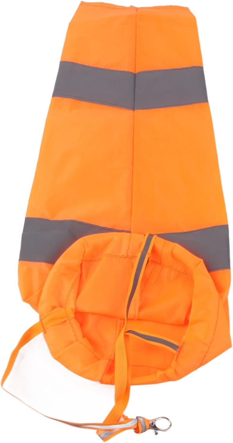 50Cm Nylon Airport Windsock Rip Stop Outdoor Wind Measurement Sock Bag Reflective Belt Weather Vane Meteorology Chemical Industry image number 4