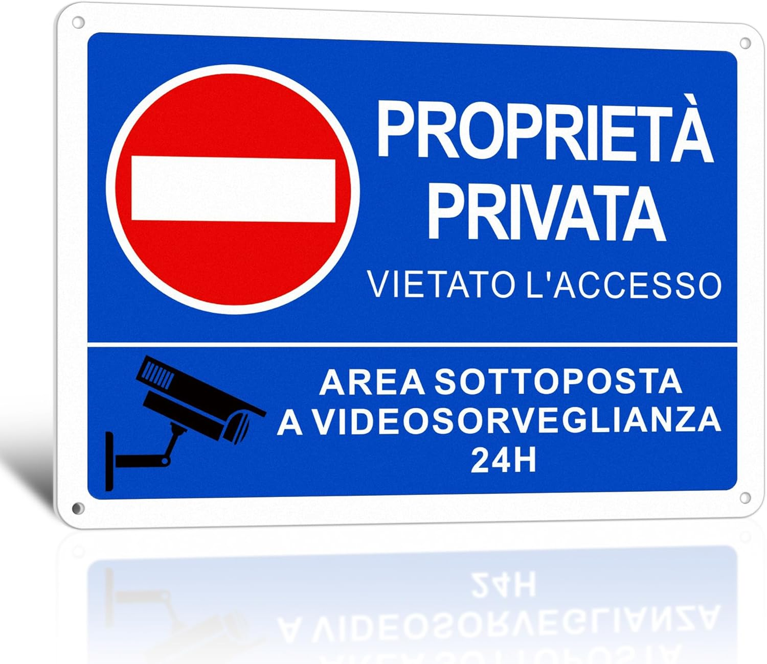 TAKULA 2 X 20M X 15M CCTV Signs for Security 24 Hour CCTV Signs GDPR Compliant