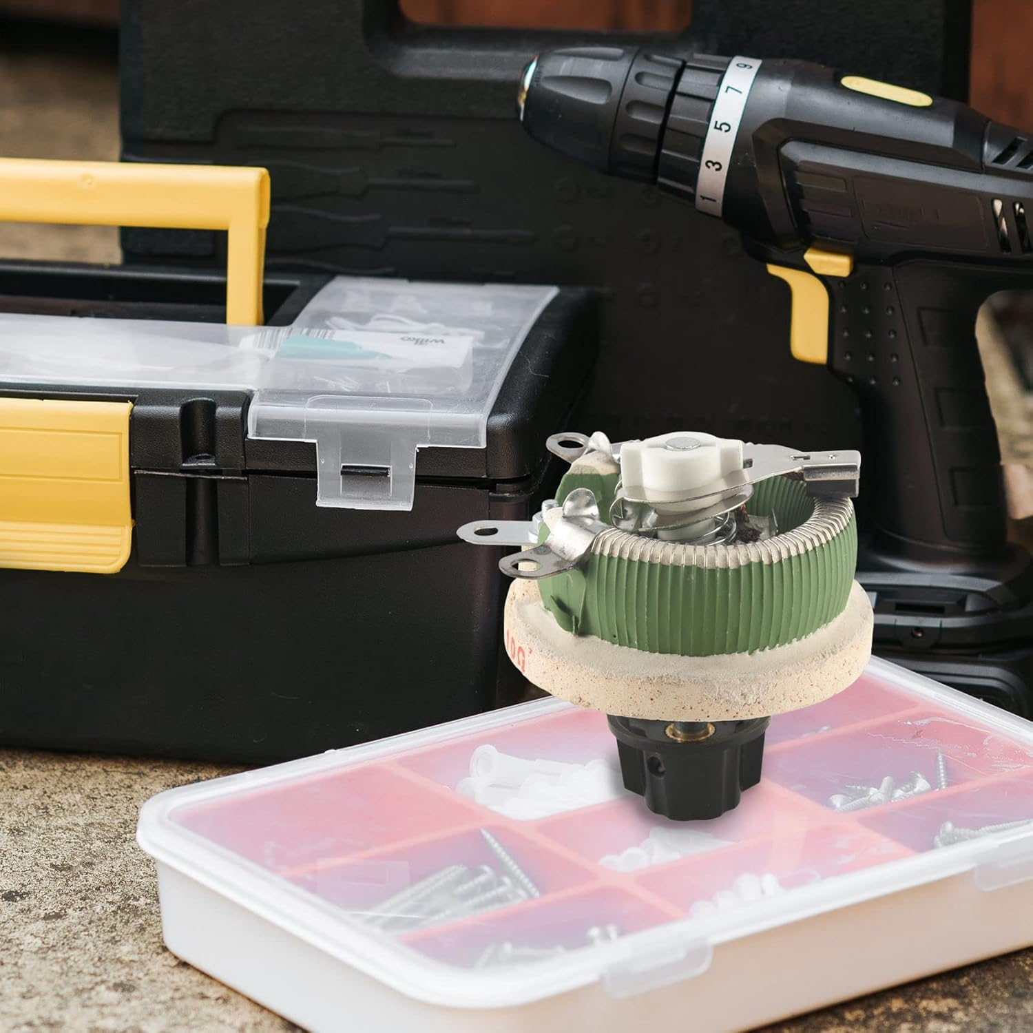 Barbuly 50W 10 Ohm Ceramic Potentiometer Variable Taper Pot Resistor Rheostat image number 5