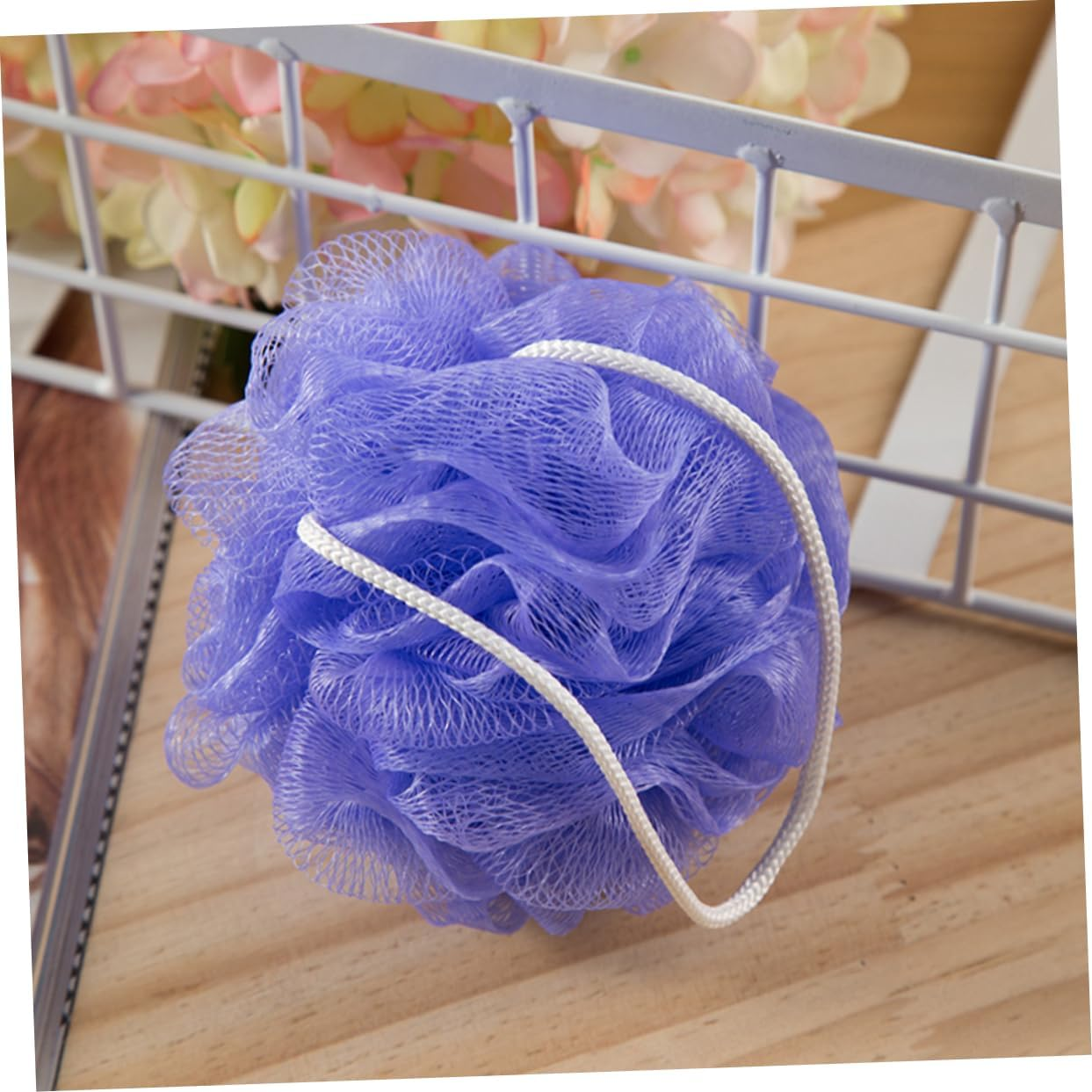 16Pcs Soft Mesh Bath Exfoliating Shower Sponges for Gentle Skin Care Multi-Color Body Wash Scrubbers Bathroom Accessories for Cleaning and Soothing Skin image number 4