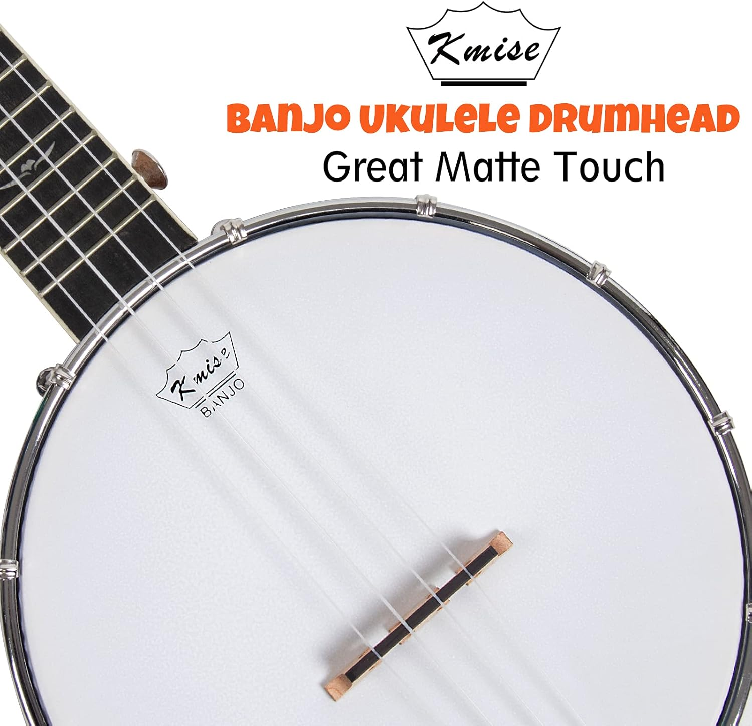 Kmise, 4-String Banjo, Beige, 23 Inches (CR2032) image number 2