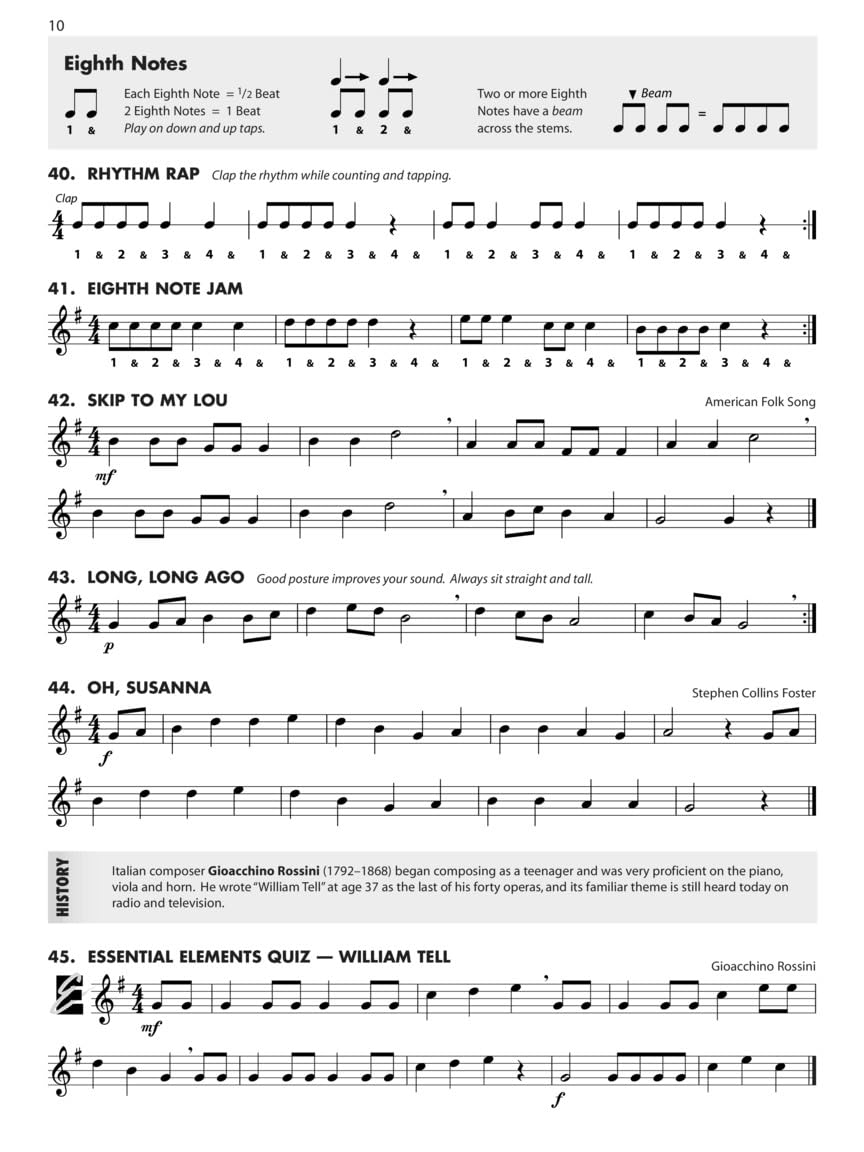 Hal Leonard Essential Elements for Band Eb Alto Saxophone Book 1 with EEI: Comprehensive Band Method image number 4