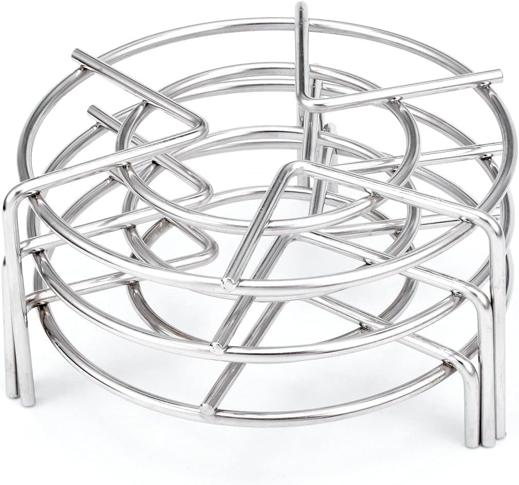 Steam Rack - 3Pcs 5.5Inch Stainless Steel Tall Trivets for Electric Pressure Cooker image number 2
