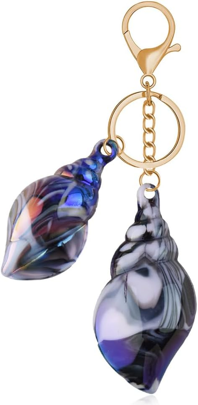 Beach Bag Accessories for Women Girls Seashell Charms for Handbag Backpack Beach Keychains for Purse Tote Bag Conch Shell