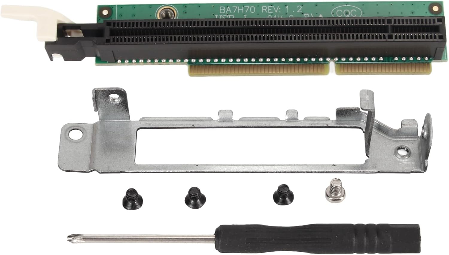 PCIE16 for Thinkcentre Tiny5,Four Port Network Card Replacement Expansion Riser Card,Supporting Graphics PCIE16 Expansion Grad,For Tiny5 M920X M720Q P330 Mainboard