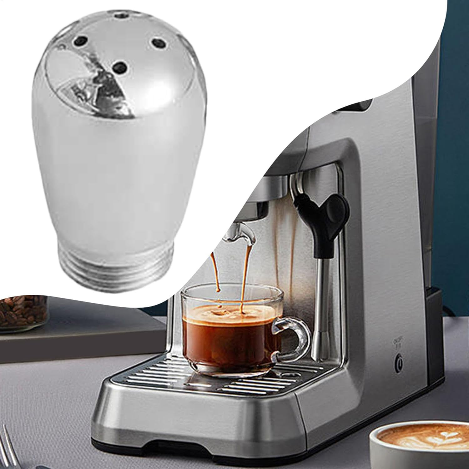 Mivpzisk 4 Hole Nozzle | Coffee Maker 4 Hole Steam Nozzle | Coffee Machine Spout, Espresso Machine Steam Tips for Restaurants Milk Tea Shop image number 4