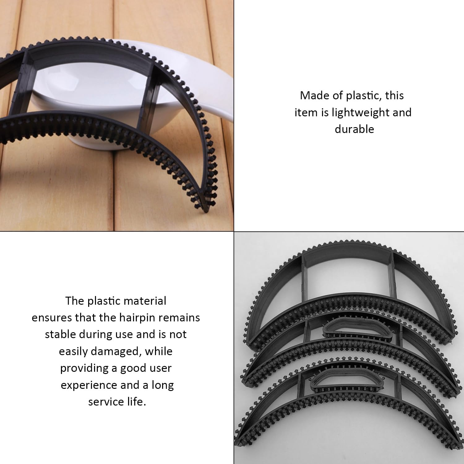 2 Sets Fluffy Hair Clips, Hair Styling Accessories, Hair Salon Tools, Creative Hair Accessories, Hairstyle Inserts image number 3