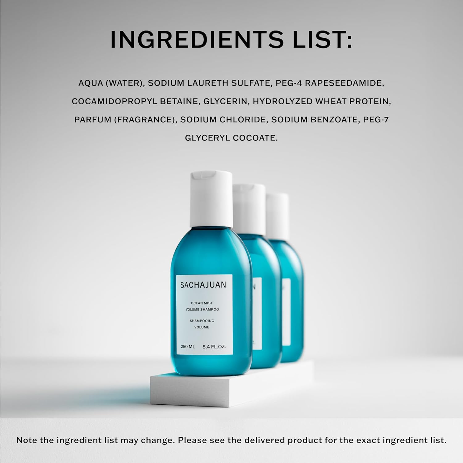 Ocean Mist Volume Shampoo by Sachajuan for Unisex - 33.5 Oz Shampoo image number 1