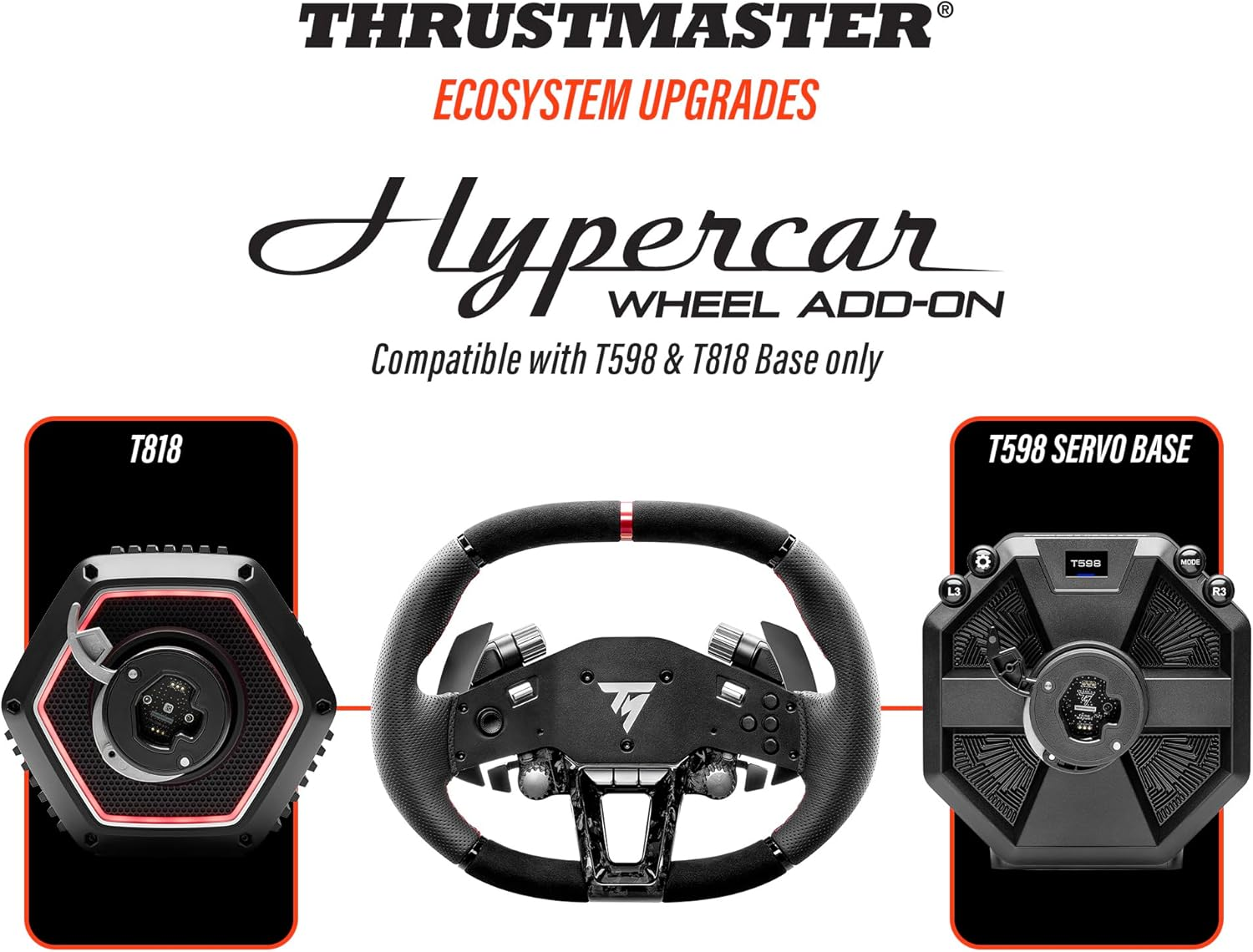 Thrustmaster Hypercar Wheel Add-On, Premium Wheel Rim, for PC and Consoles image number 5