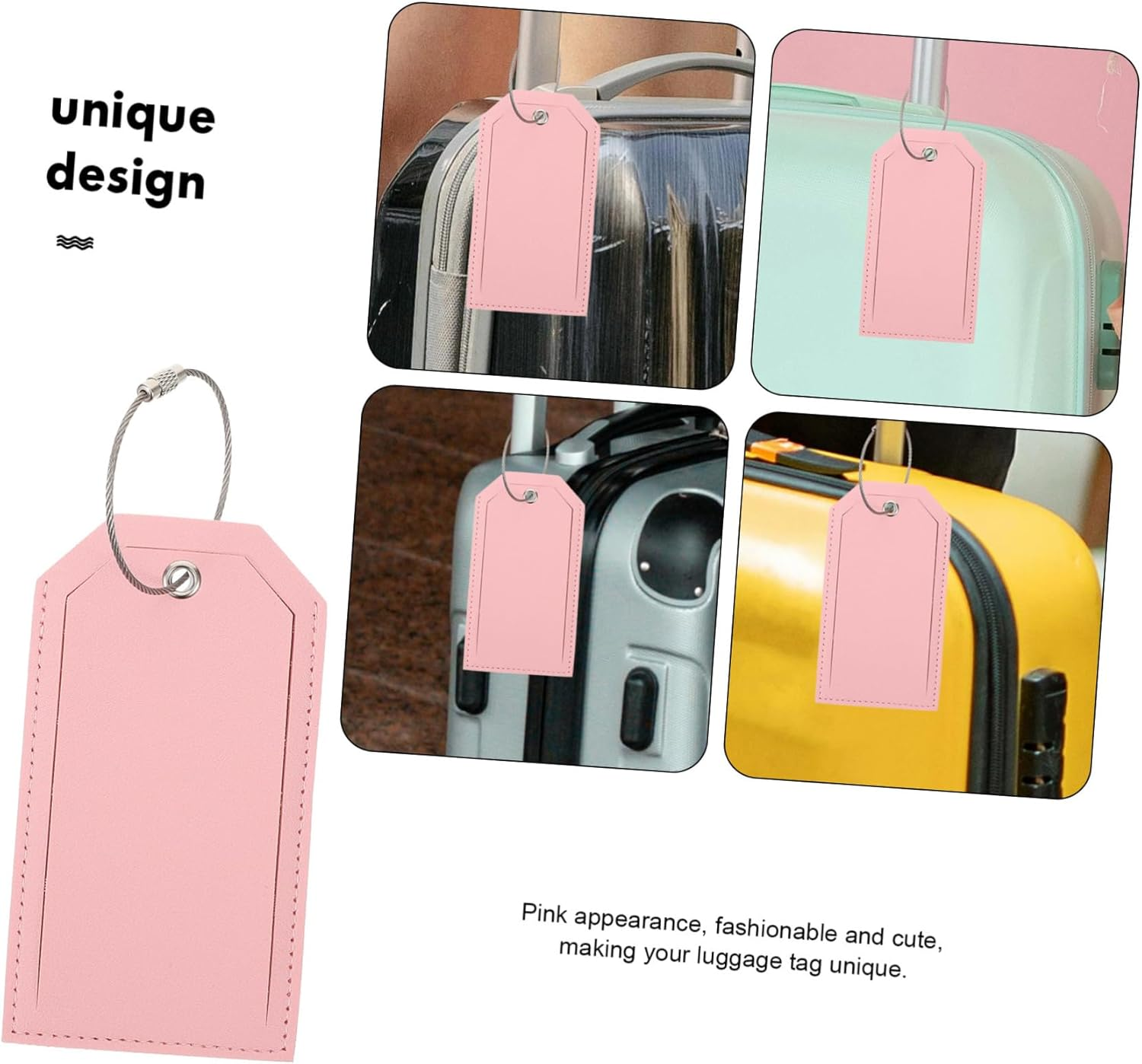 TINEASUR 2Pcs Boarding Pass Luggage Tag Suitcase Tags Business Travel Bag for Suitcases