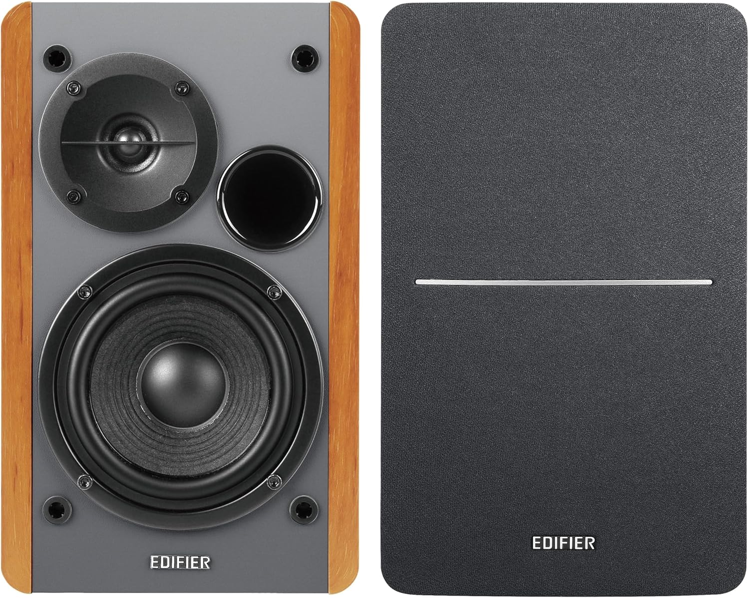 Edifier Bookshelf Speakers R1280Ts, 21W X 2 Powered TV Speakers, Stereo Active Studio Monitor Speakers 52Hz-20Khz Frequency Response, Turntable Speakers with 2 RCA Input/4 Inch Subwoofer Line Out image number 5