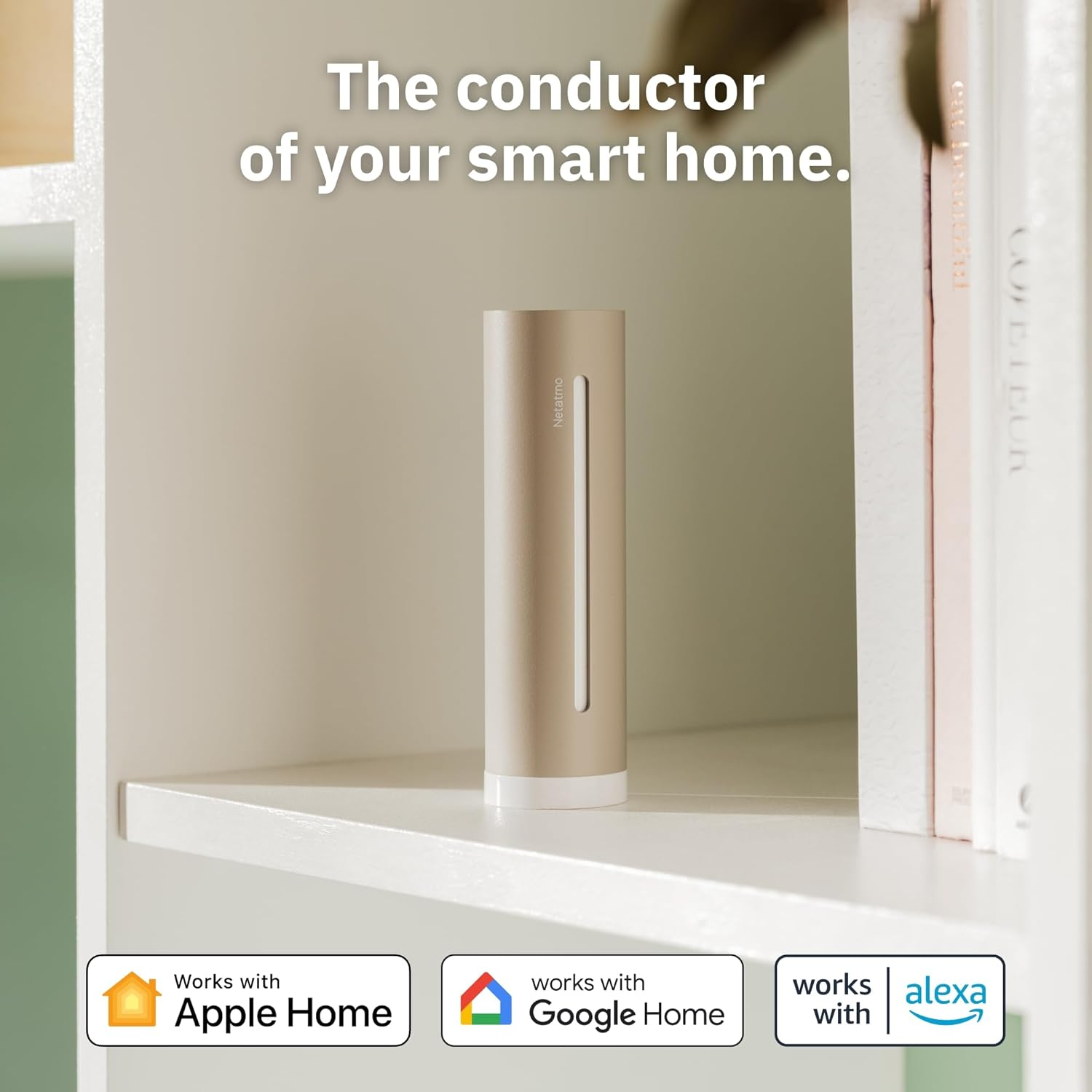 Netatmo Weather Station Original| 2Nd Generation | Indoor & Outdoor | Temperature, Humidity, Air Quality, UV - Sunshine, Pollen, Weather Forecasts, Compatible Apple, Alexa, Google - Sand - NWS-S-WW image number 1