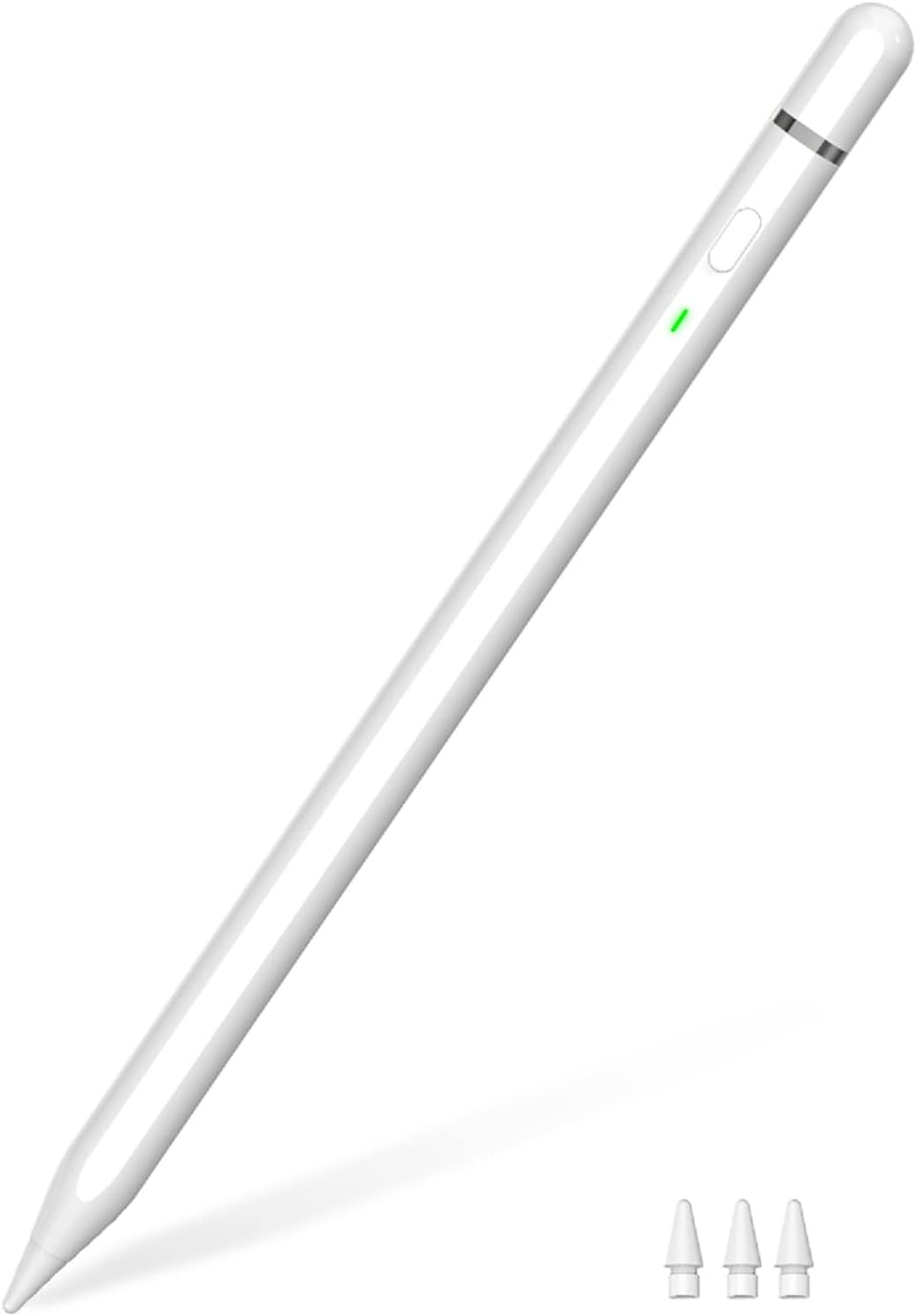 KIROSA Ipad Pencil 1St Generation, Fast Charge Apple for 2018-2023, Tilt & Palm Rejection, Magnetic 6/7/8/9/10, Mini 5/6, Air 3/4/5, Pro 11''/12.9'' 3/4/5/6, Classic White