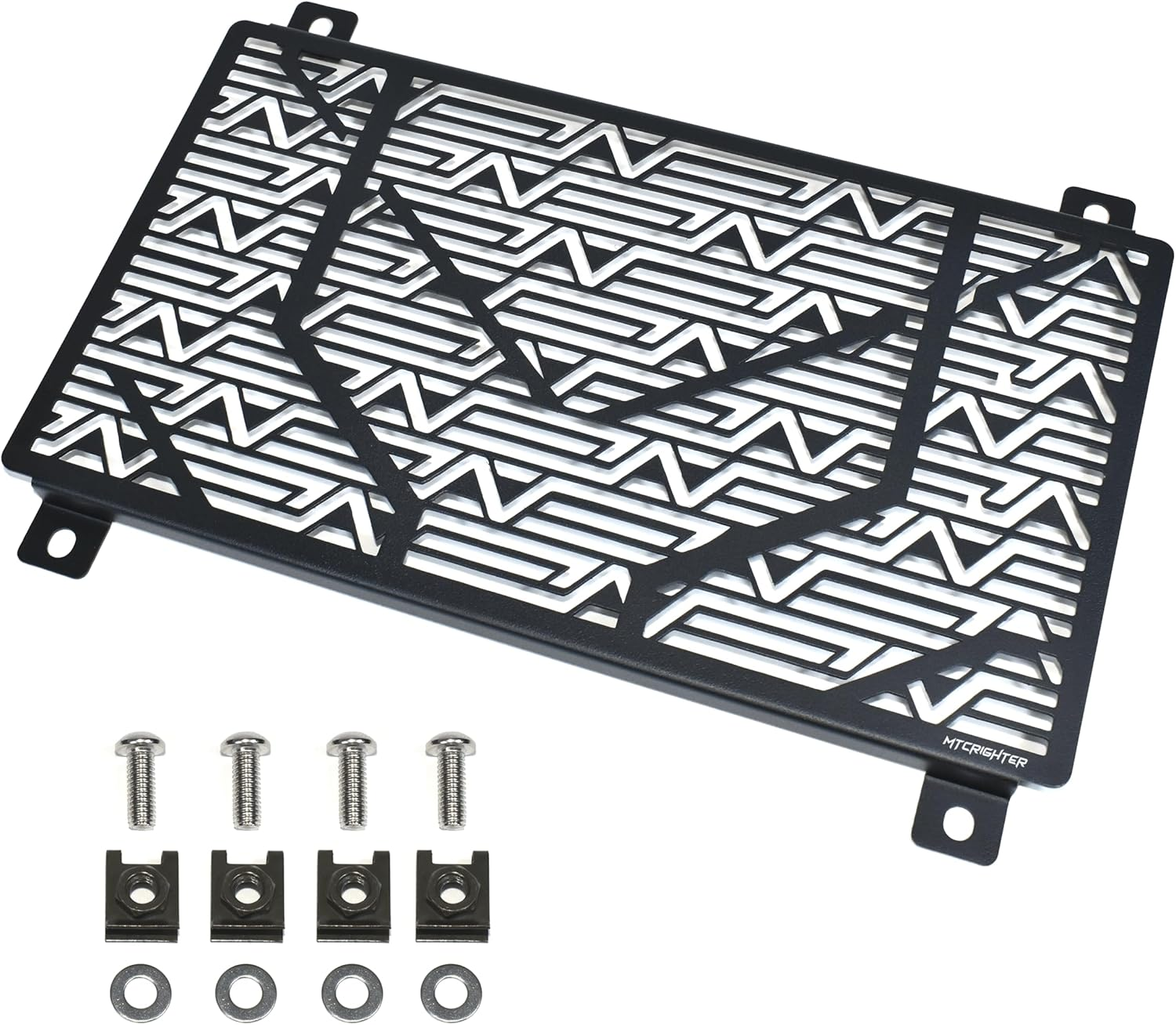 MTCRIGHTER Compatible with Kawasaki Ninja 500 Z500 Ninja 500SE Z500SE 2024 Radiator Grille Guard Mudguard Protection Cover