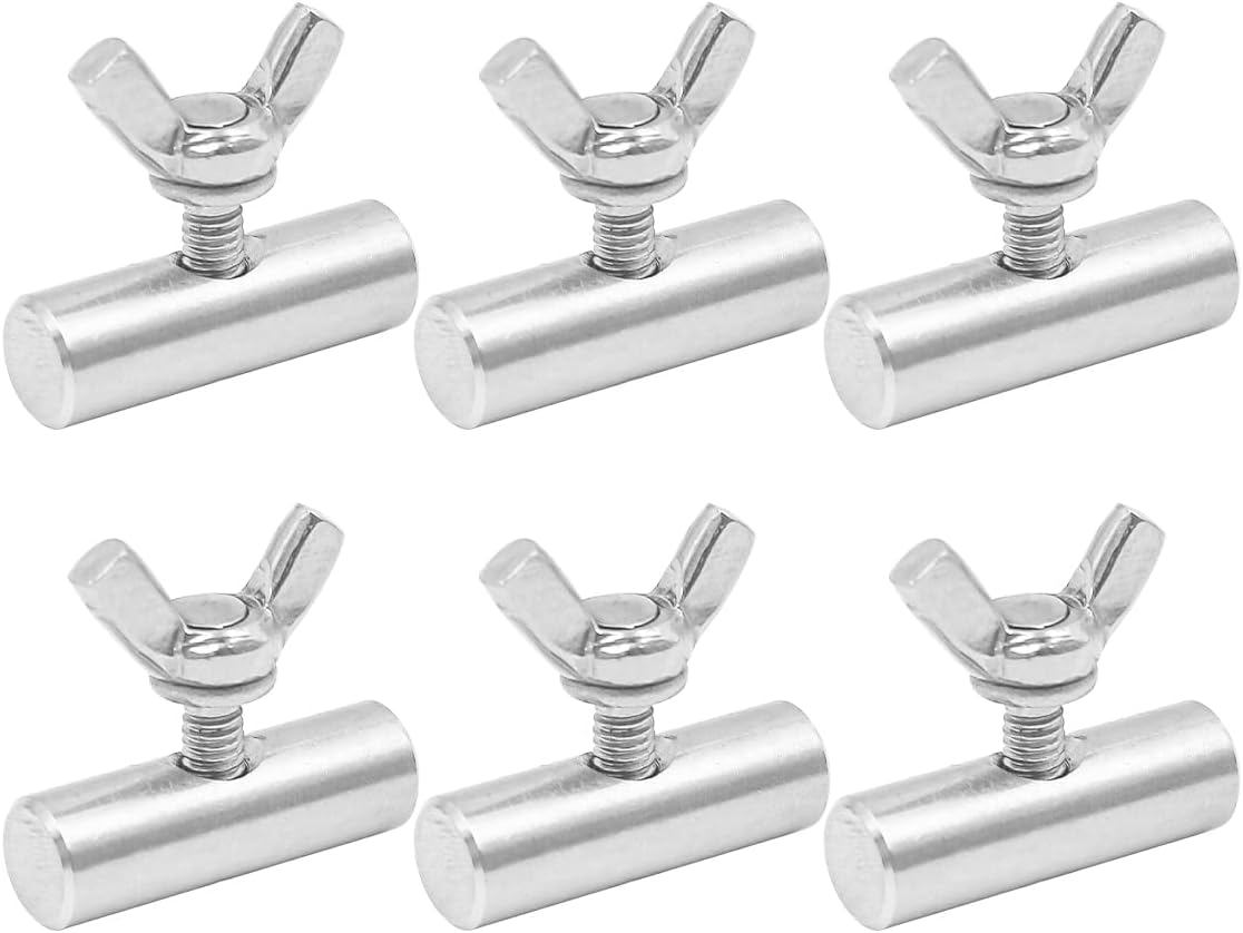 6Pcs Awning Rail Stoppers 8Mm Sun Canopy End Stop Caravan Motorhome Campervan Tent Track Camping Boat Accessories
